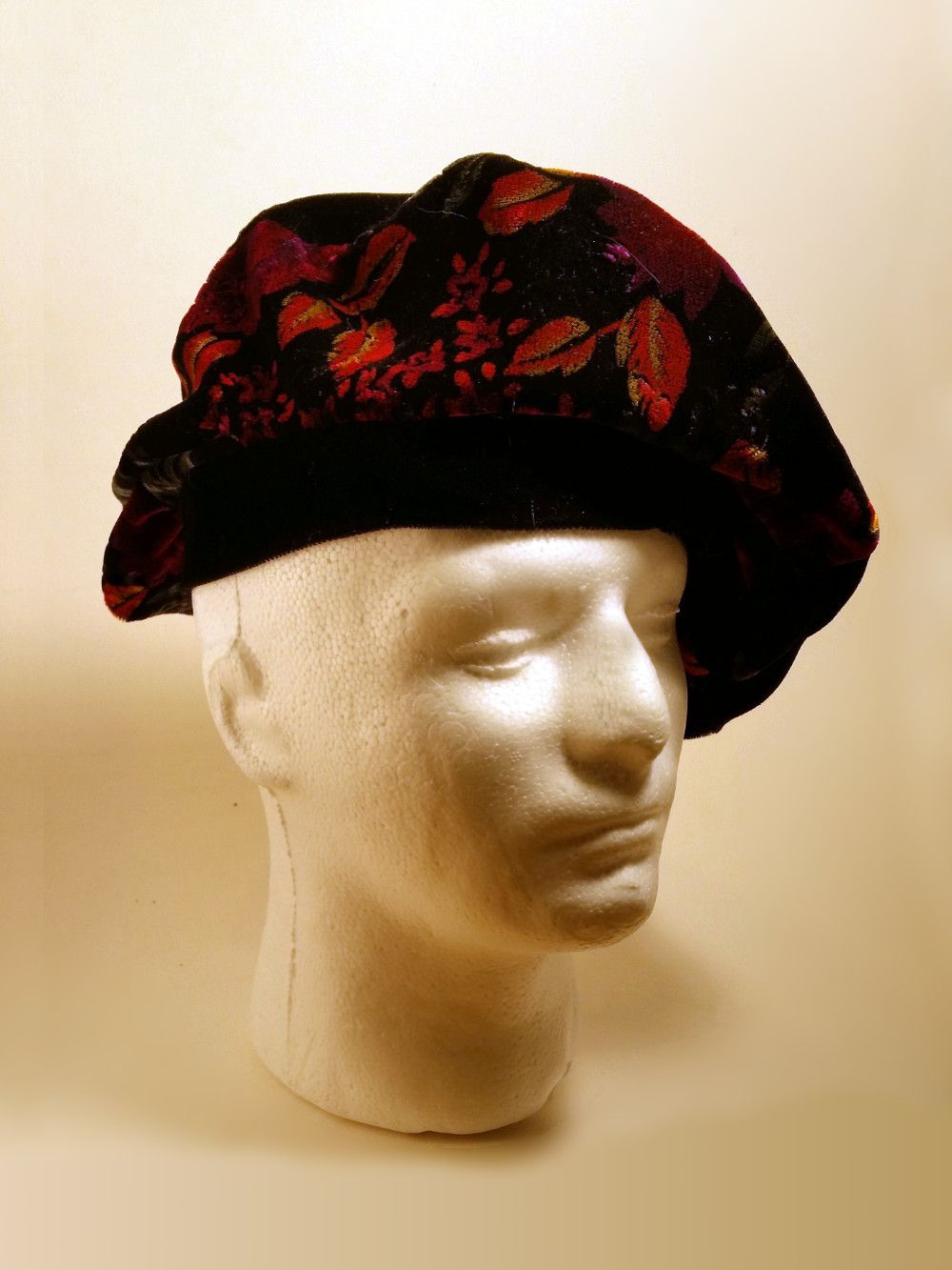 Floral-faced Bag Hat