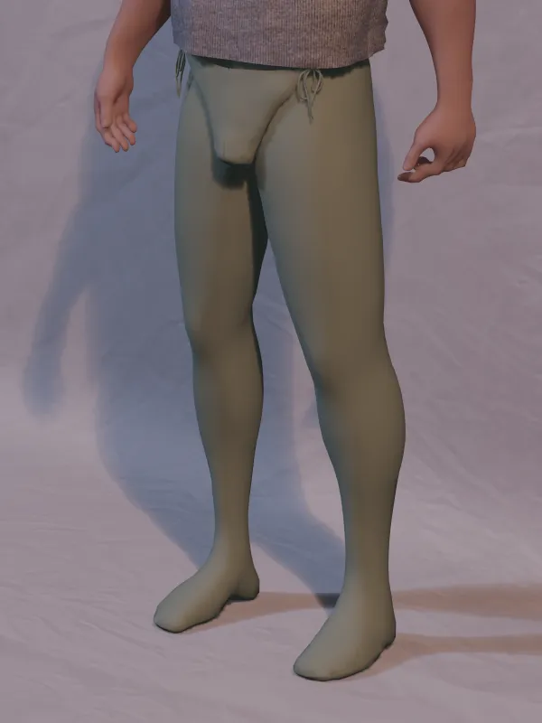 Single Color Tights - Green image 4