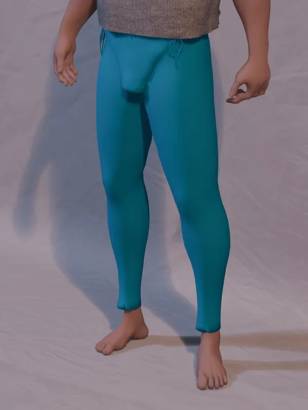 Single Color Tights - Turquoise